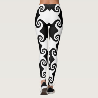 Swirl Shapes Keltisch als aanpasbare leggings