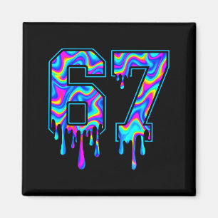 Swirl Six Seven Drip 6 7 Meme Gen Alpha Sla Magneet