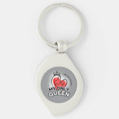 Swirl Sleutelhanger: My Only Queen (grijs) Sleutelhanger (Voorkant)