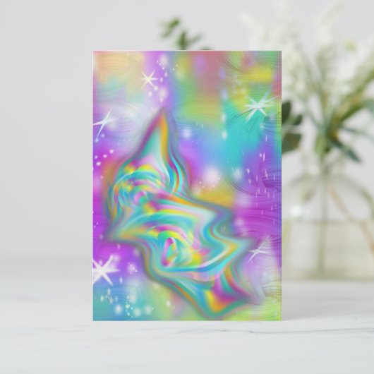 Swirl Slime Galaxy Kaart (Staand voorkant)