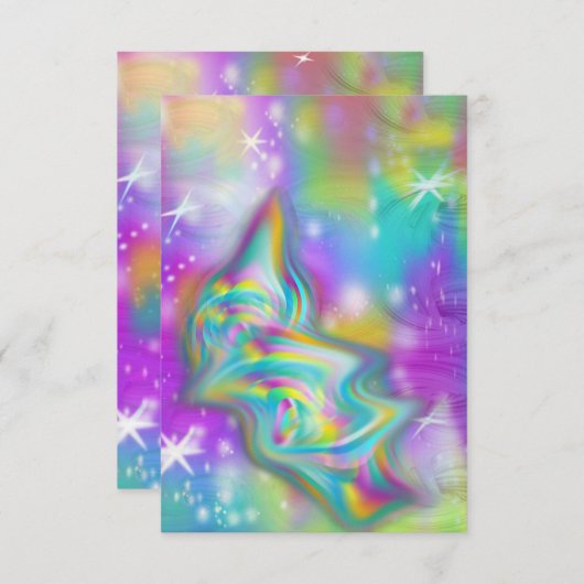 Swirl Slime Galaxy Kaart (Voorkant / Achterkant)