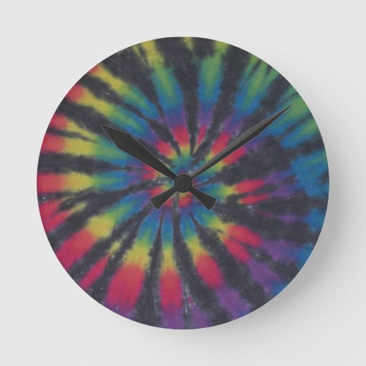 Swirl Spiraal Tie Dye PhatDyes Klok (Voorkant)