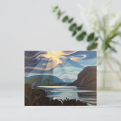 Swirl Spirits Shuswap Lake Briefkaart Canada Natuu (Staand voorkant)