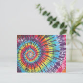 Swirl Tie Dye Briefkaart (Staand voorkant)