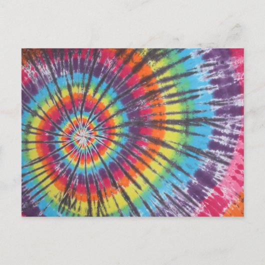 Swirl Tie Dye Briefkaart (Voorkant)