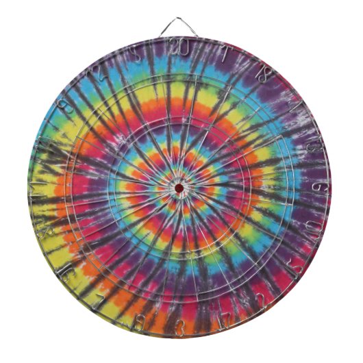 Swirl Tie Dye Dartbord (Voorkant)