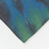 Swirl Tie Dye Fleece Deken (Hoek)