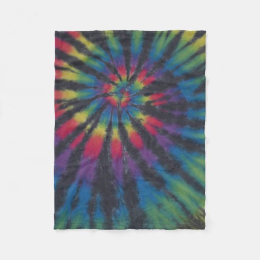 Swirl Tie Dye Fleece Deken (Voorkant)