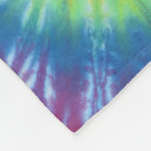 Swirl Tie Dye Fleece Deken (Hoek)
