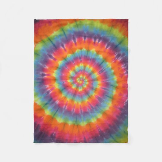 Swirl Tie Dye Fleece Deken (Voorkant)
