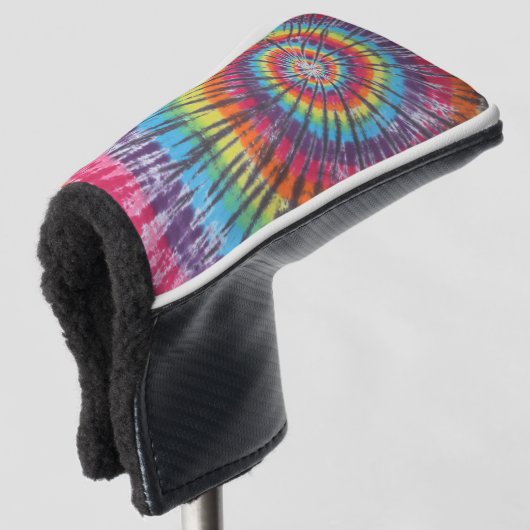 Swirl Tie Dye Golfheadcover (3/4 voorkant)