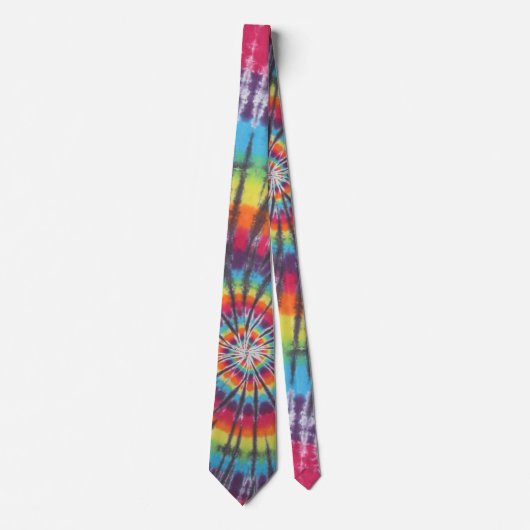 Swirl Tie Dye Necktie Stropdas (Voorkant)