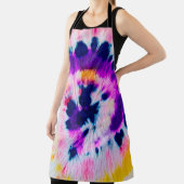 Swirl Tie Dye. Rainbow Fabric Tie Dye Boho Fashio Schort (Insitu)