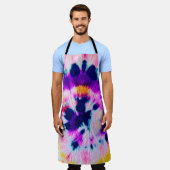 Swirl Tie Dye. Rainbow Fabric Tie Dye Boho Fashio Schort (Gedragen)