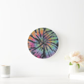 Swirl Tie Dye Ronde Klok (Huis)