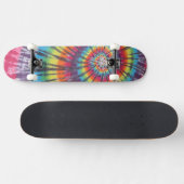 Swirl Tie Dye Spiral Persoonlijk Skateboard (Horizontaal)