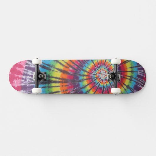 Swirl Tie Dye Spiral Persoonlijk Skateboard (Horizontaal)