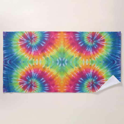 Swirl Tie Dye Strandlaken (Voorkant)