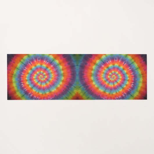 Swirl Tie Dye Yogamat (Achterkant (horizontaal))