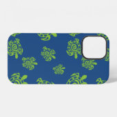 Swirl Turtle Pattern iPhone Hoesje (Achterkant horizontaal)