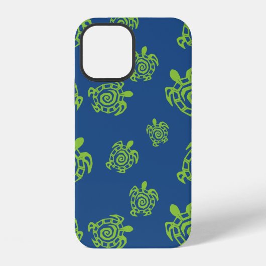 Swirl Turtle Pattern iPhone Hoesje (Achterkant)