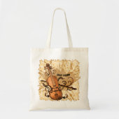 Swirl Violin canvas tas (Voorkant)