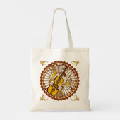 Swirl Violin canvas tas (Achterkant)