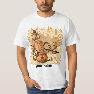 Swirl Violin T-shirt