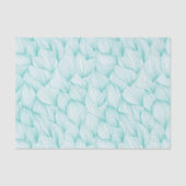 Swirl Wave Sky Blue Seamless Patroon Tissuepapier (Voorkant)