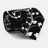 swirl_white stropdas (Opgerold)