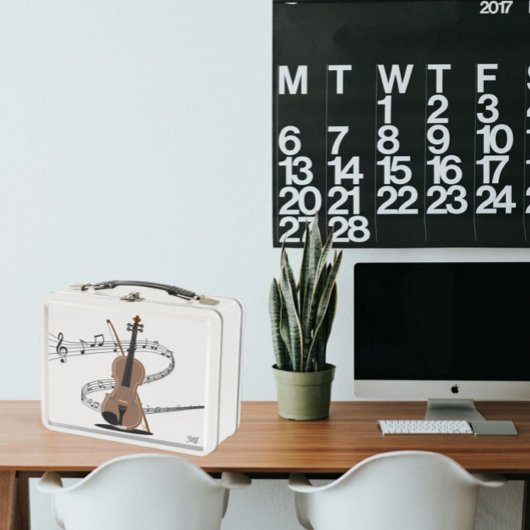 Swirled Music Personeel en Viooltekening | INITIAL