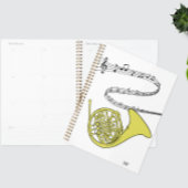 Swirled Music Personeel Franse hoorntekening & Ini Planner