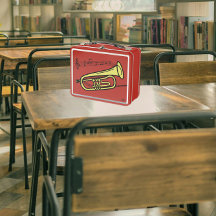 Swirled Music Personeel Trompet Tekening | INITIAL