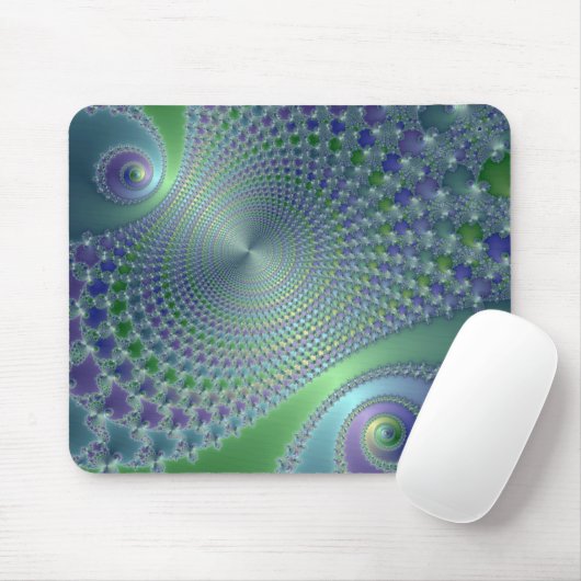 Swirler - Fractal Mousepad Muismat (Met muis)