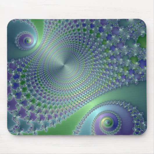 Swirler - Fractal Mousepad Muismat (Voorkant)