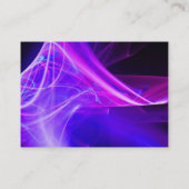 SWIRLGEM MONOGRAM Vibrant zwart blauw roze Visitekaartje (Achterkant)