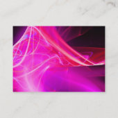 SWIRLGEM MONOGRAM Vibrant zwart roze violet Visitekaartje (Achterkant)