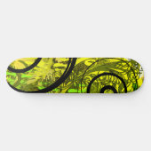 Swirlie Green Orb Skateboard (Horizontaal)