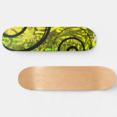 Swirlie Green Orb Skateboard (Horizontaal)