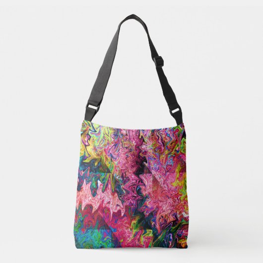 Swirlin' Squigglies.... Crossbody Tas (Voorkant)