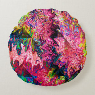 Swirlin' Squigglies.... Rond Kussen