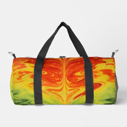 Swirling Abstract Fire Gear Weekender Plunjezak (Voorkant)