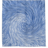Swirling Blue...... Douchegordijn (Voorkant)