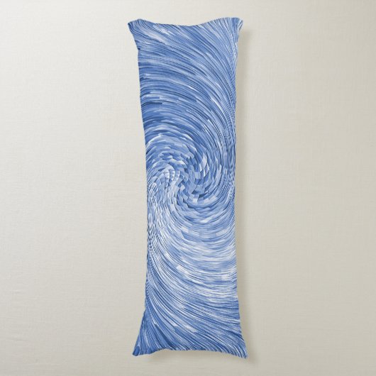 Swirling Blue....... Lichaamskussen (Voorkant Verticaal)