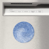 Swirling Blue...... Magneet (Insitu (Vaatwasser))