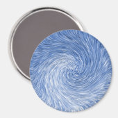 Swirling Blue...... Magneet (Voorkant / Achterkant)