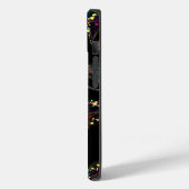 Swirling bubbels in multi-kleuren patroon Zwart BG Case-Mate iPhone Case (Achterkant / Links)