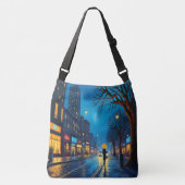 Swirling City Night Canvas tas (Voorkant)