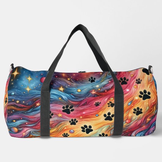 Swirling Cosmic Paw Print  Plunjezak (Voorkant)
