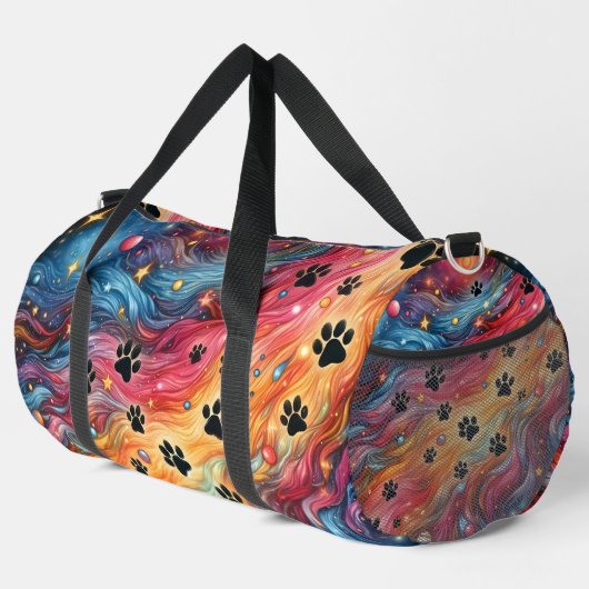 Swirling Cosmic Paw Print  Plunjezak (Rechterhoek)